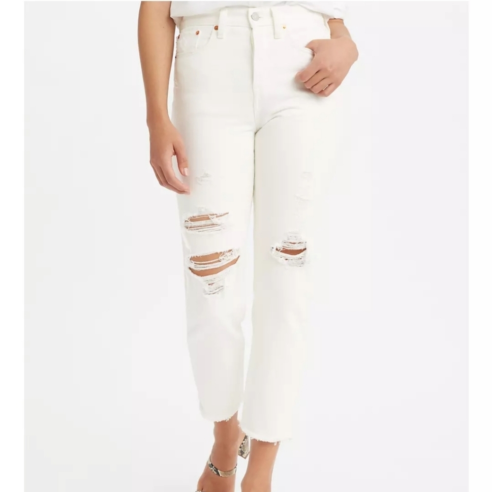 Levi's Wedgie Fit Straight Ankle Jeans
